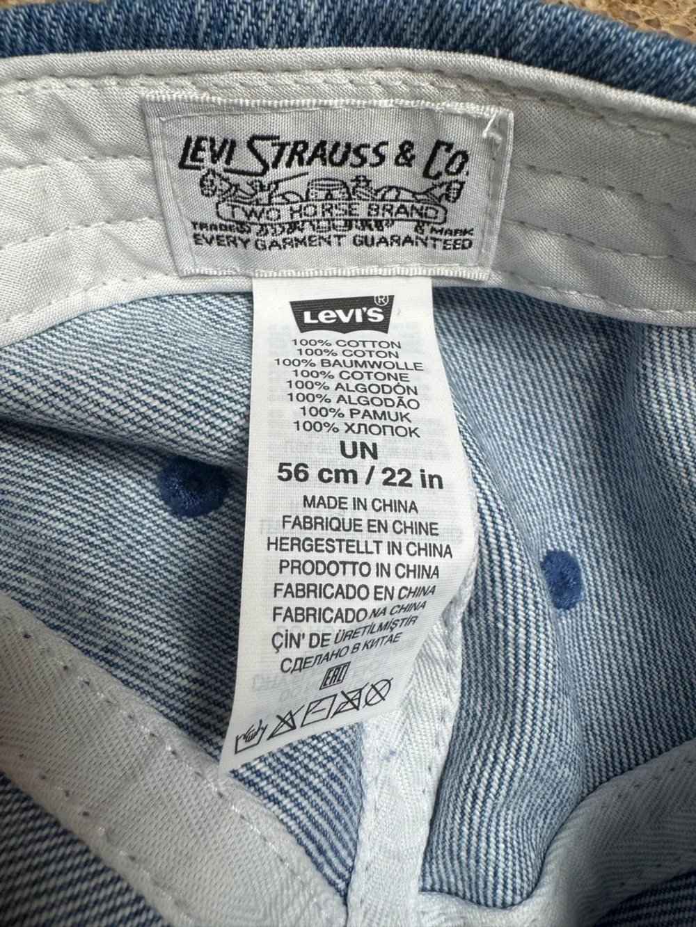 Levi’s Denim Blue Star Cap
